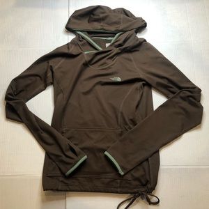 The North Face Women’s Brown Vapor Wick Hoodie Lightweight Pullover Size S Small